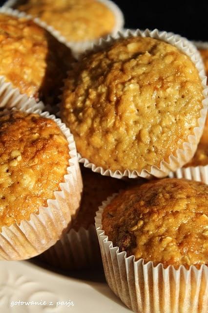 Muffinki owsiano-orzechowe