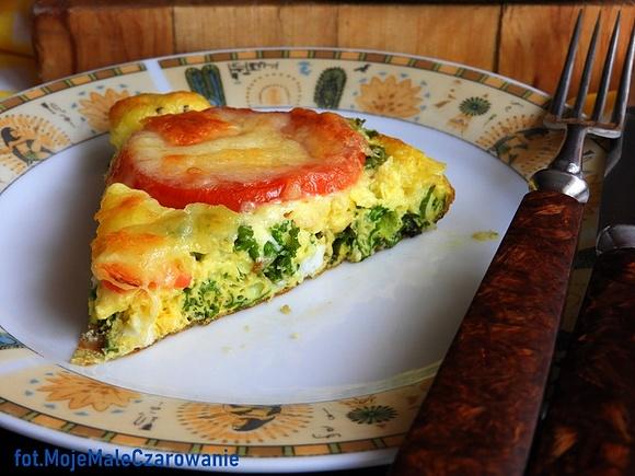 Frittata z jarmużem