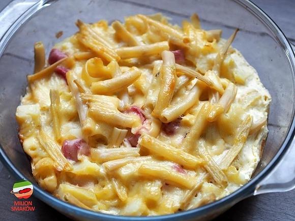 Zapiekanka z fasolki szparagowej i sera manchego
