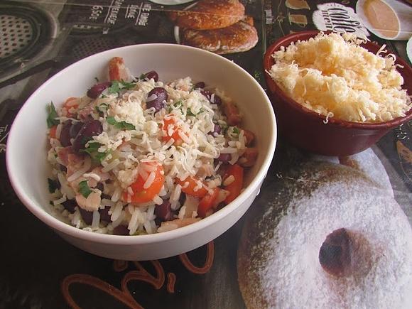 Risotto z czerwoną fasolą