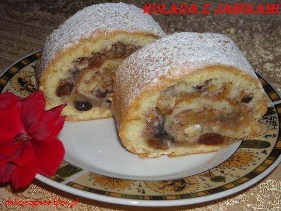 Rolada z jabłkami