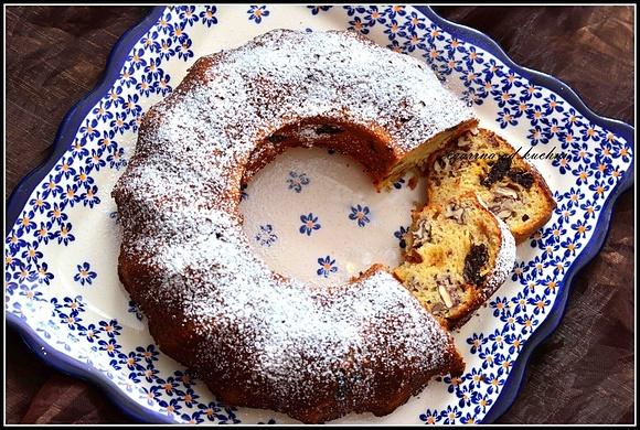 Babka fasolowa z bakaliami