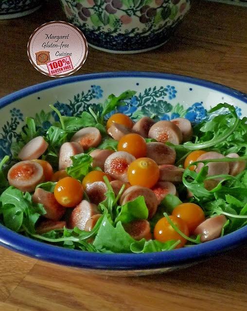 Sałatka z physalis i rukolą