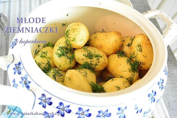 Ziemniaki młode z koperem