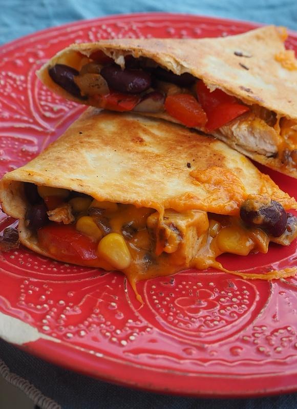 Quesadillas z kurczakiem - meksykańskie danie