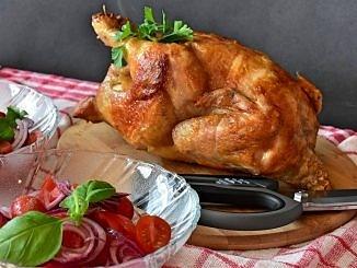 Pieczony kurczak na niedzielny obiad