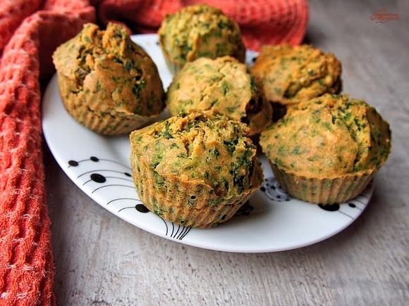 Muffiny szpinakowo-kokosowe dla małych i dużych