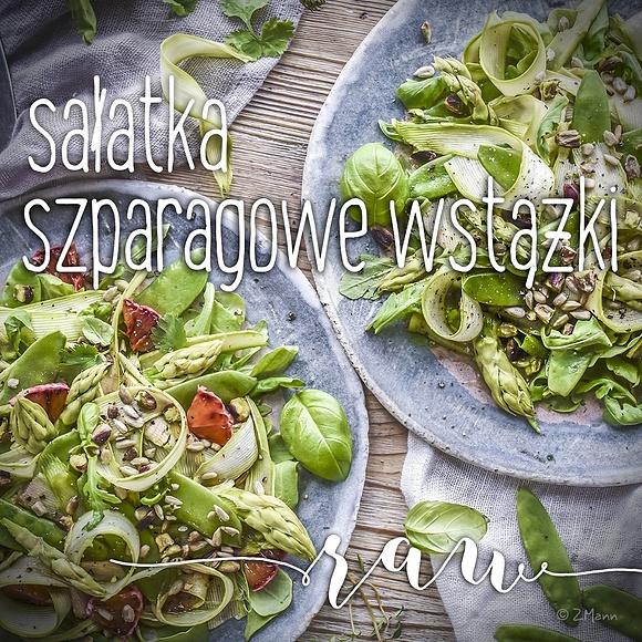Sałatka szparagowe wstążki