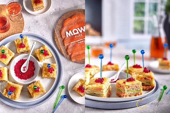 Gratin ziemniaczany z łososiem