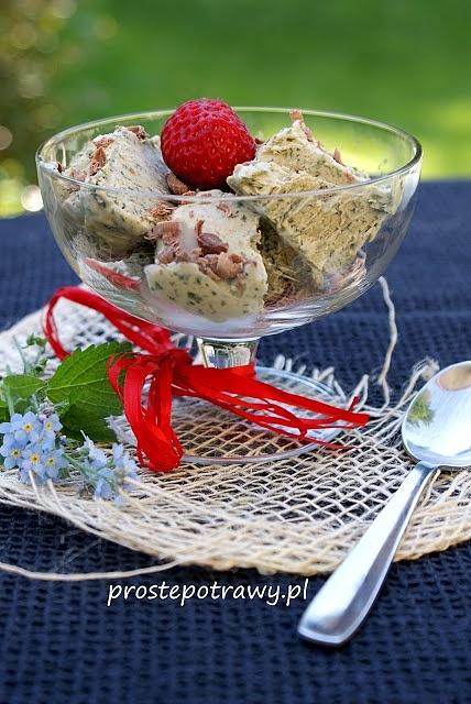 Lody miętowe domowe