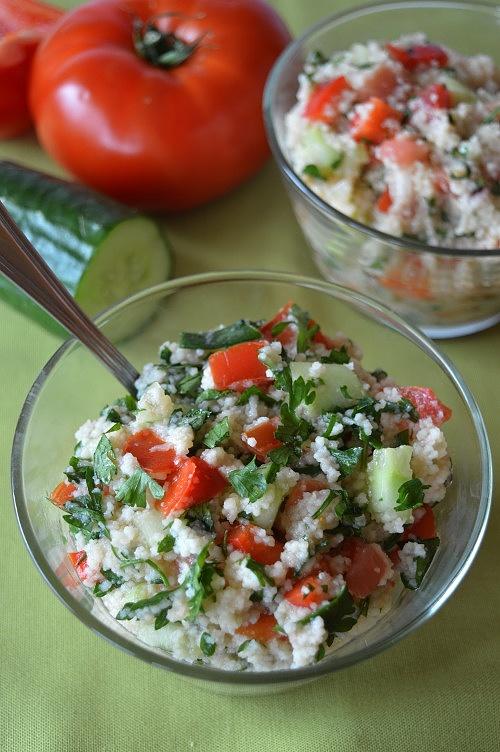 Tabbouleh Sałatka z kuskusem i świeżymi ziołami