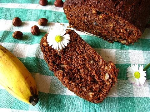 Chlebek bananowy z nutellą