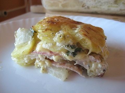 Zapiekanka z ziemniaków i kalarepki