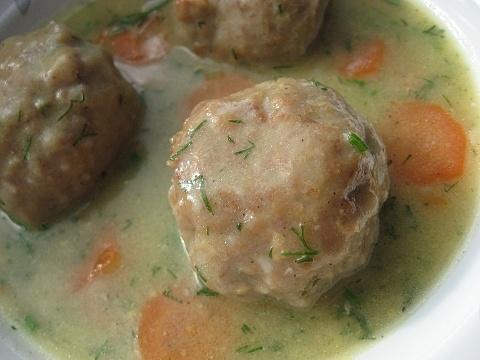 Pulpeciki wieprzowe w sosie koperkowym