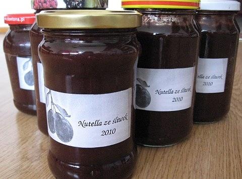 Nutella ze śliwek - wersja oryginalna i zgodna z Montignac