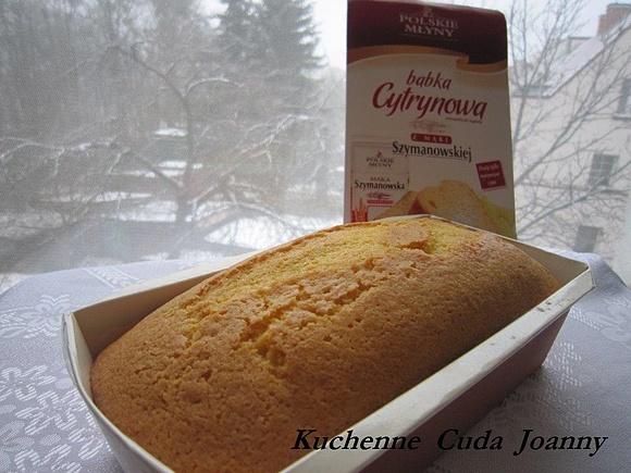 Babka cytrynowa trzy składniki w 5 minut