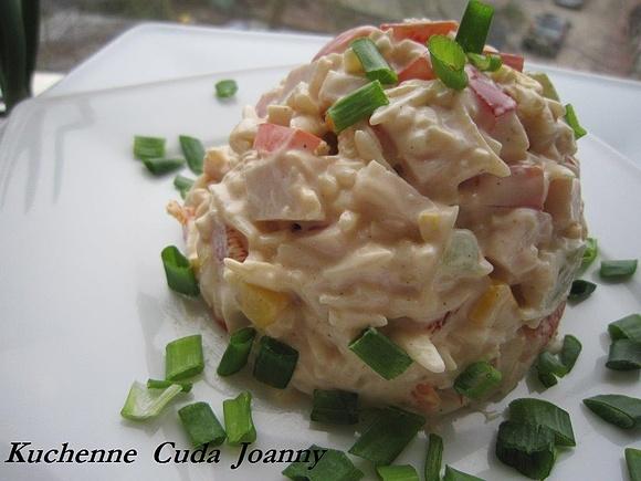 Sałatka z makaronem Orzo