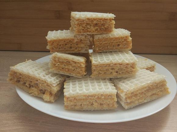 Wafle krówkowe