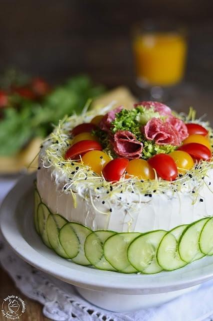 Tort tostowy poprzeczny z piekarnika