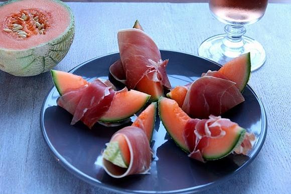 Melon z szynką parmeńską
