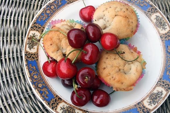 Muffinki z owocami liczi