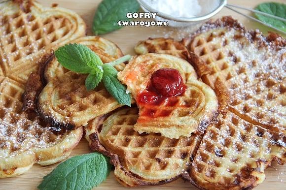 Gofry twarogowe