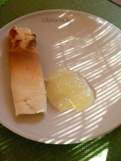 Naleśniki biszkoptowe z domowym cytrynowym kisielem