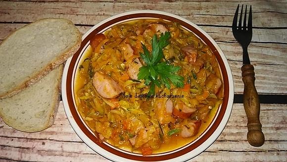 Bigos z cukinii