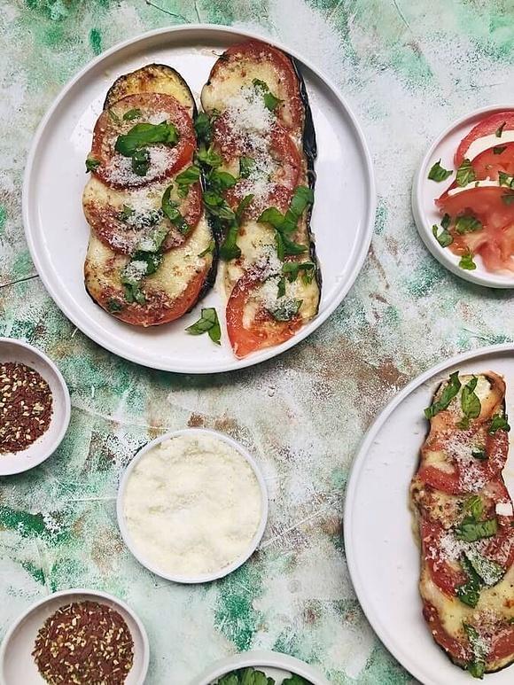 Bakłażan zapiekany z caprese