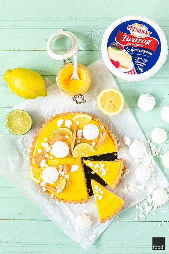Tarta sernikowa z lemon curd
