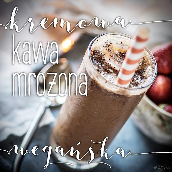Kremowa kawa mrożona wegańska