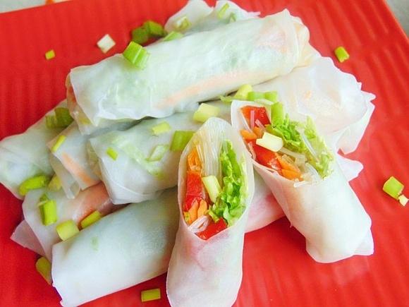 Spring rolls wegetariańskie sajgonki bez smażenia