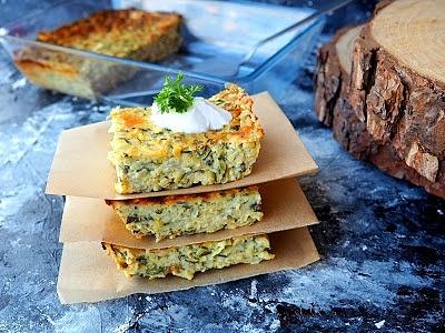 Zapiekanka z cukinii z mozzarellą