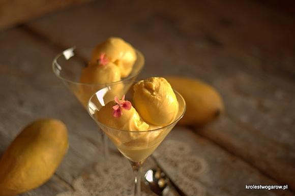 Lody mango z kokosem - wegańskie przepisy na deser