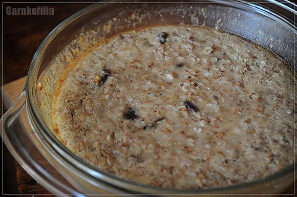 Pieczona gryczanka bezglutenowa z bananami i tahini