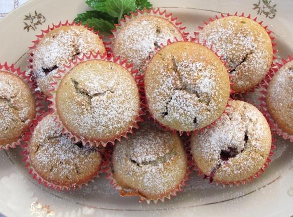 Muffinki z jeżynami