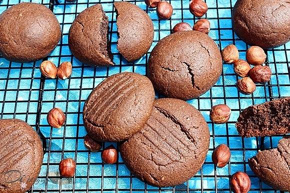 Ciasteczka Nutella bez Nutelli, cukru i jajek