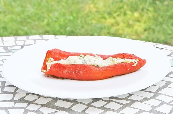 Papryka faszerowana cukinią i ricottą