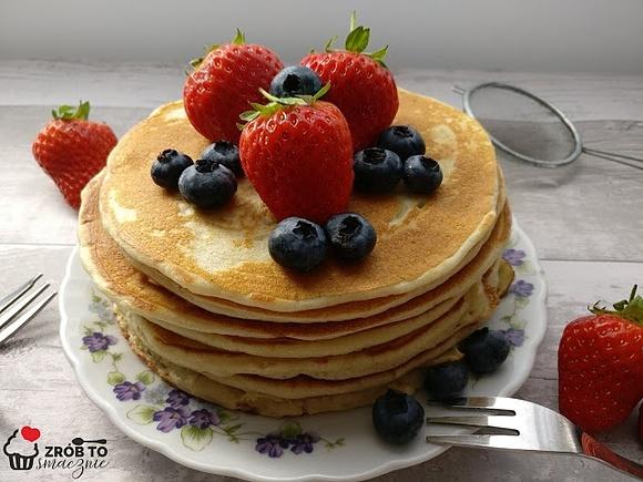 Puszyste pancakes na kefirze