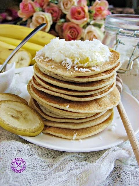 Twarogowe placuszki z bananem