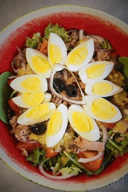 Sałatka nicejska keto paleo low carb