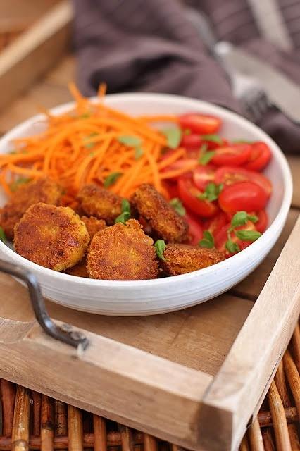 Vege kotleciki jaglane z dynią