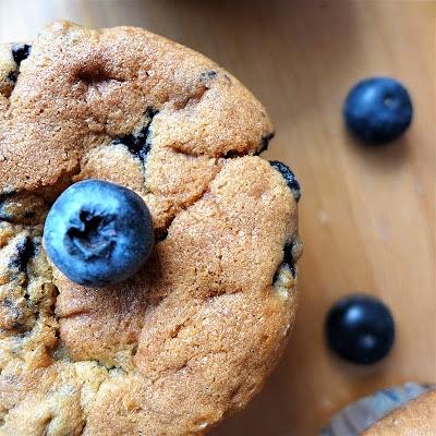 Czeskie muffinki z jagodami