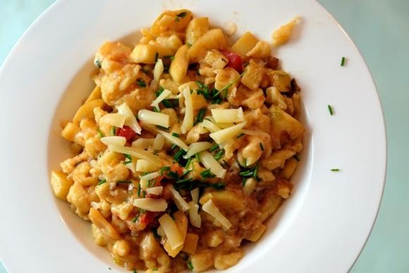 Käsespätzle z cukinią czyli lekkie danie na wiosnę