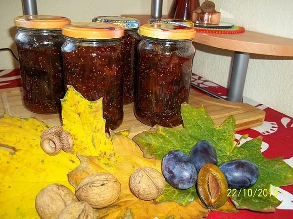 Dżem śliwkowo-fikowy