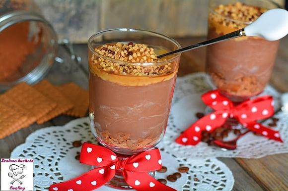 Czekoladowo-ciasteczkowy pudding z nutą kajmaku