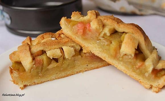 Tarta z rabarbarem