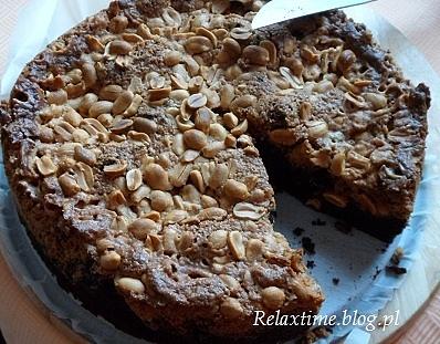 Brownie z masłem orzechowym