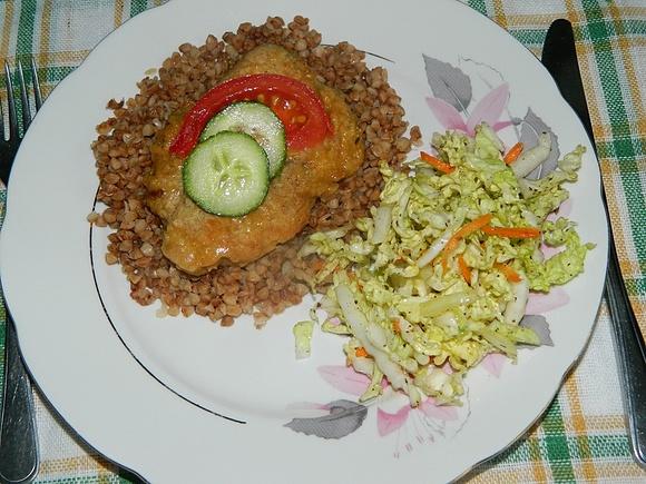 Schabowy zapiekany
