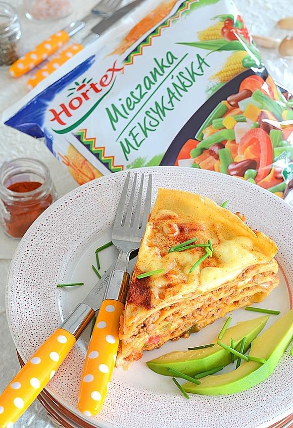 Meksykański torcik naleśnikowy – pyszny i kolorowy